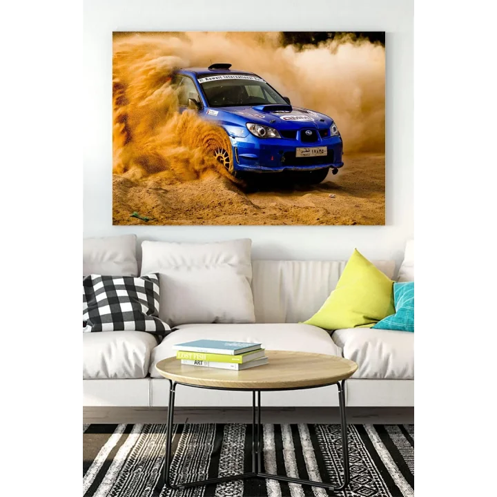 (pster17697) Rally Araba Kanvas Tablo 21 x 30