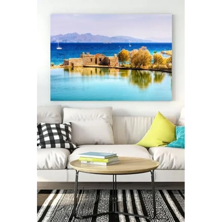 (pster18255) Datça Manzara Kanvas Tablo 21 x 30