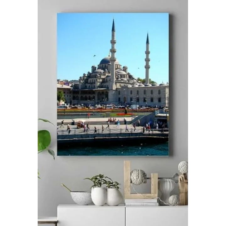 (pster18522) Yeni Camii Kanvas Tablo 21 x 30