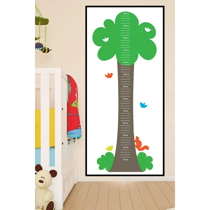 (pster21302) Ağaç Çocuk Boy Ölçer Poster
