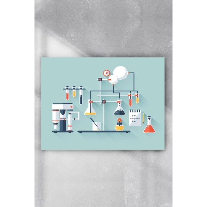 (pster3781) Deney Bilimsel Poster 70x100 cm