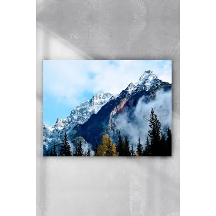 (pster4045) Dağ Doğa Manzara Poster 3 (50x70cm)