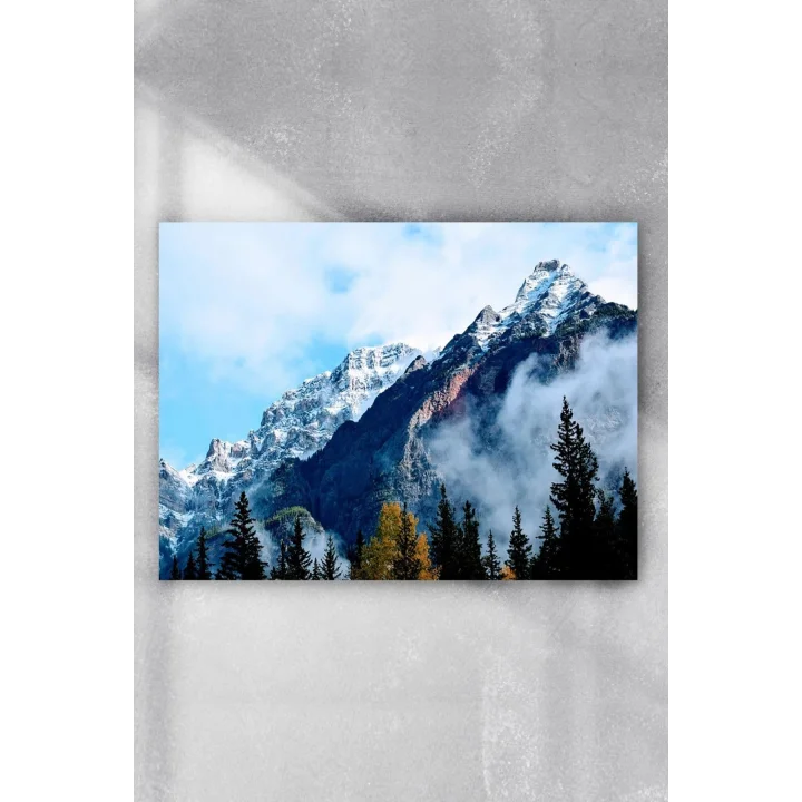 (pster4045) Dağ Doğa Manzara Poster 3 (50x70cm)