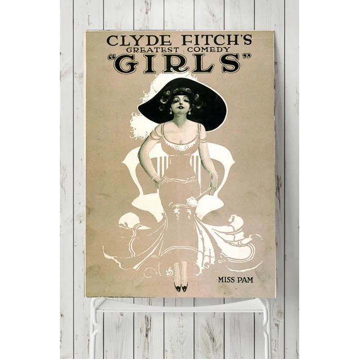 (pster4680) Girls Vintage Poster