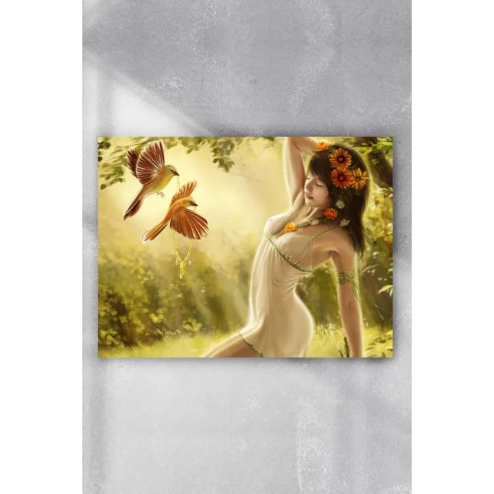 (pster5586) Kız Sanatsal Poster 2 (50x70cm)