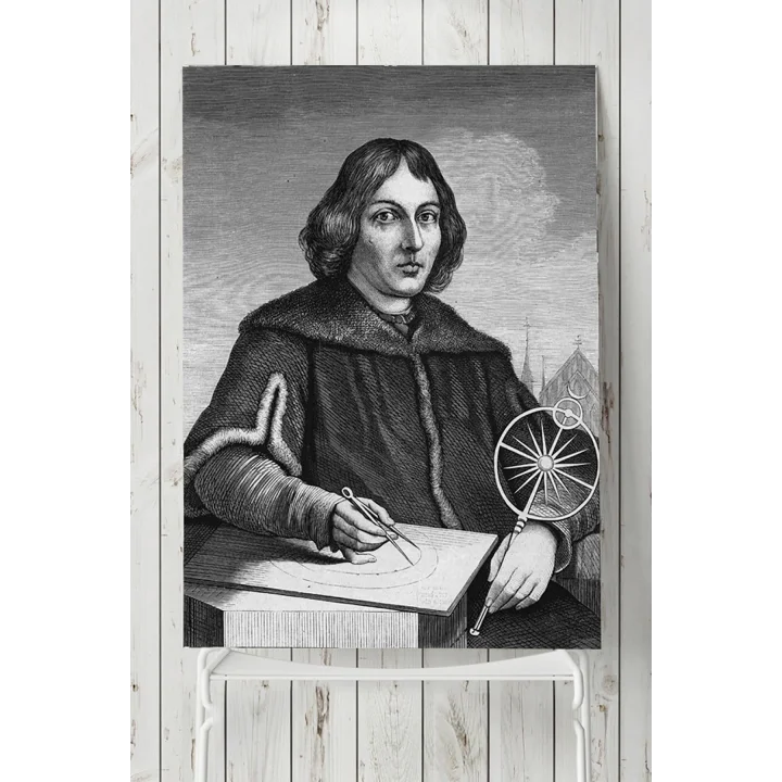 (pster5769) Nikolas Kopernik Bilimsel Poster 2 80x115cm