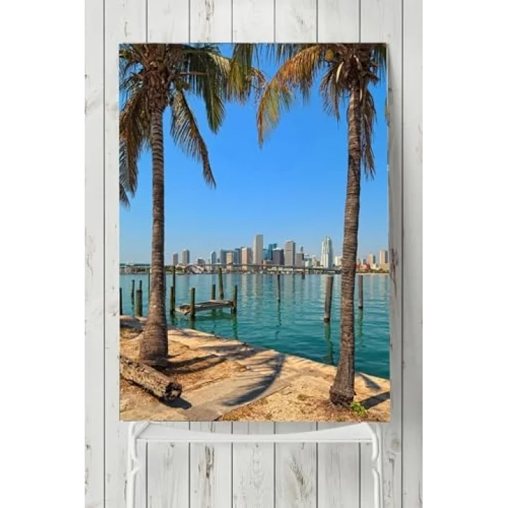 (pster6629) Miami Manzara Posteri (90x130cm)