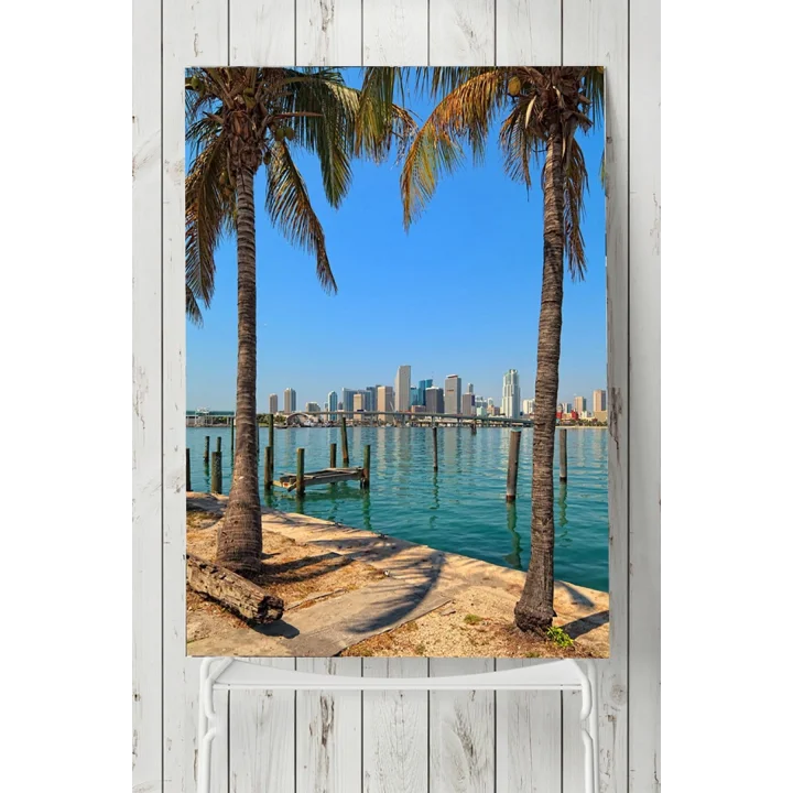 (pster6629) Miami Manzara Posteri (90x130cm)
