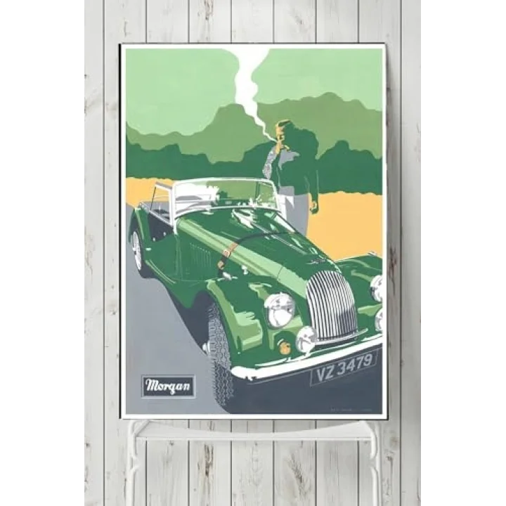 (pster6748) Morgan Vintage Araba Posteri (90x130cm)