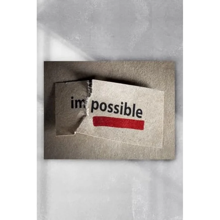 (pster6810) Imkansız Unpossible Girişimcilik Poster (50x70cm)