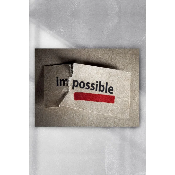 (pster6810) Imkansız Unpossible Girişimcilik Poster (50x70cm)