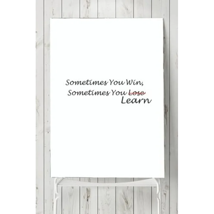 (pster6857) Win - Learn Girişimcilik Poster