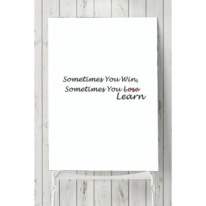 (pster6857) Win - Learn Girişimcilik Poster