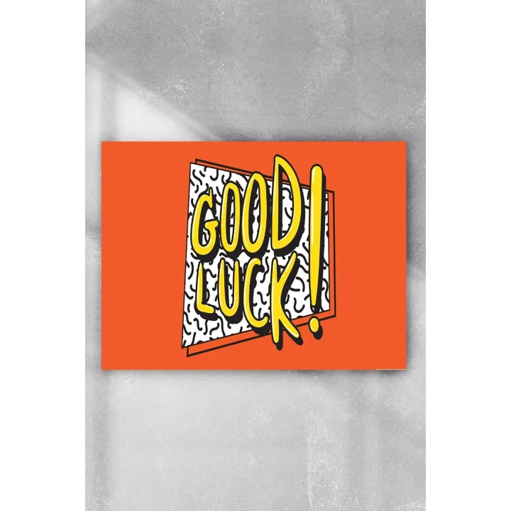 (pster7056) Şans Good Luck Girişimcilik Poster (50x70cm)