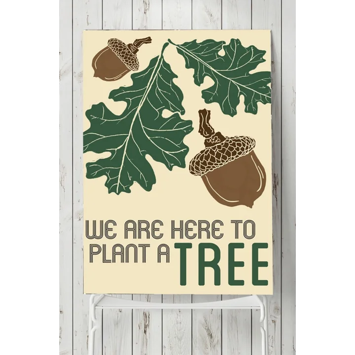 (pster7731) Plant A Tree Bitki Çiçek Ağaç Posteri (50x70cm)