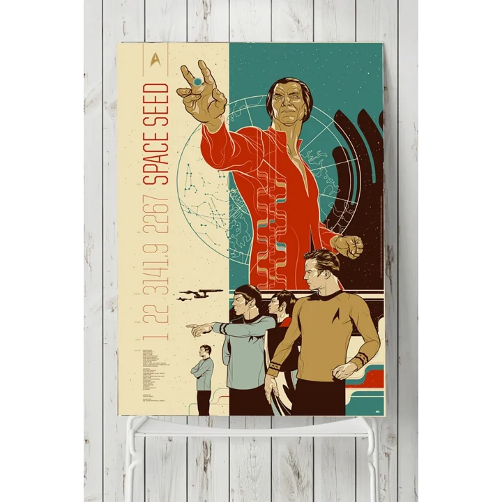 (pster8467) Space Speed Art Sanatsal Poster (40x60cm)