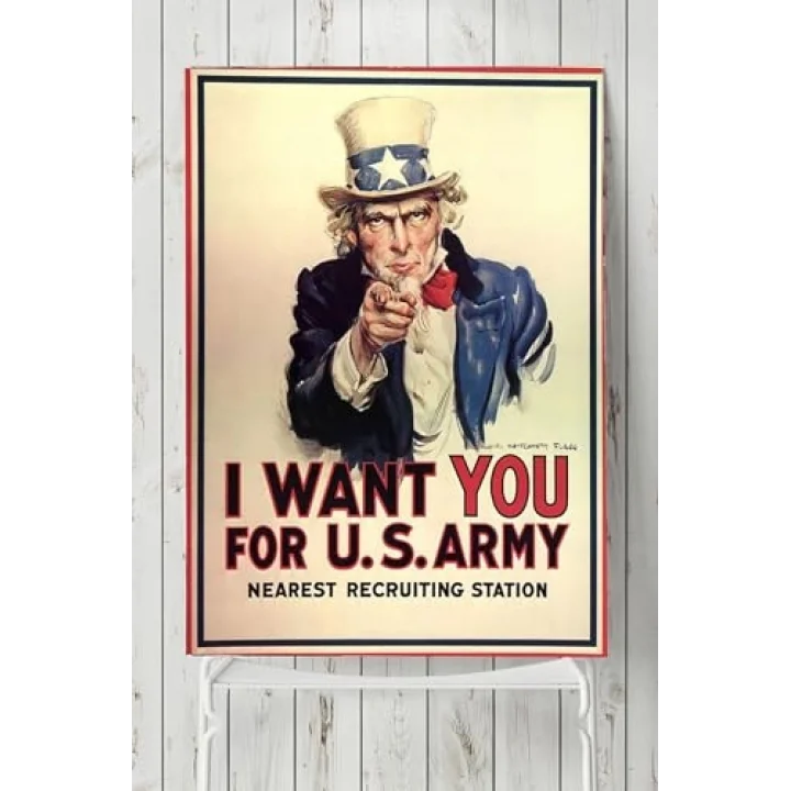 (pster9166) Uncle Sam Eğlenceli Mizahi Poster