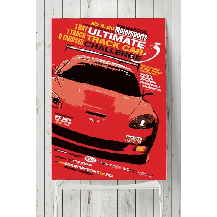 (pster9542) Yarış Arabası Posteri 60x90cm