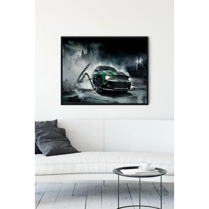 (pster9833) Araba Çerçeveli Tablo 2 (30 X 40cm)