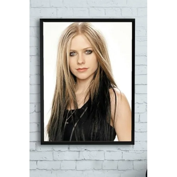 (pster9945) Avril Lavigne Çerçeveli Tablo 2 (40x50cm)