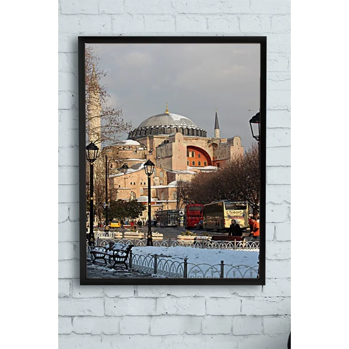 (pster9962) Ayasofya Çerçeveli Tablo (30 X 40cm)