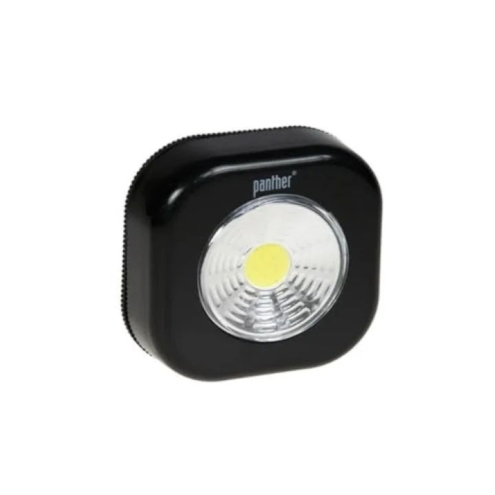PT-1114 Dolap İçi Lamba Kare Siyah - COB LED