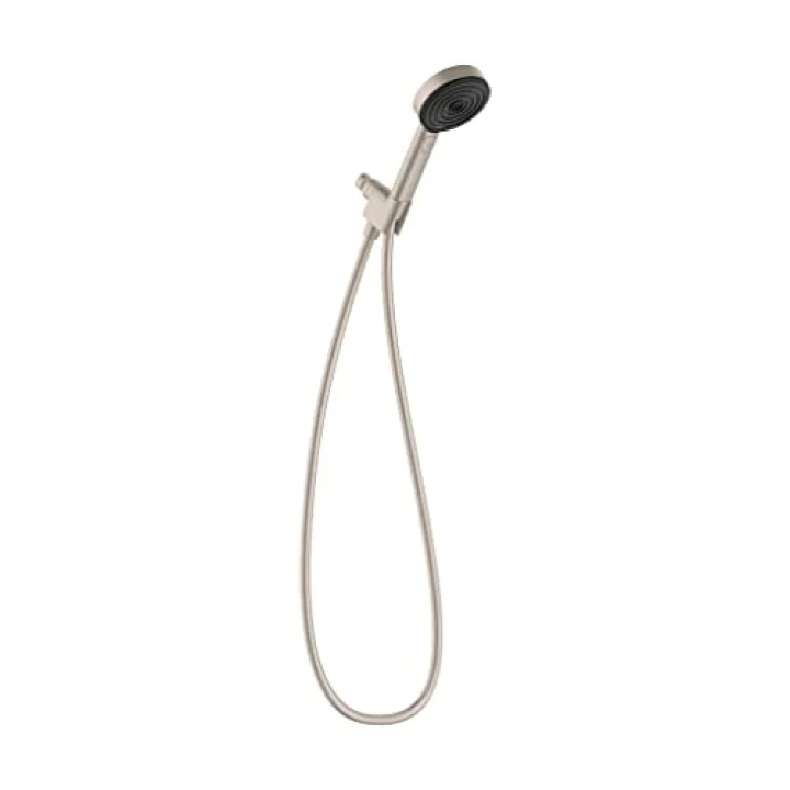 Pulsify 10 cm El Duş Başlığı Seti Modern 3 Sprey Toz Yağmur, Yoğun Yağmur, Fırçalanmış Nikel Hortumlu QuickClean ile Titreşimli Masaj, 1,75 GPM, 04918820
