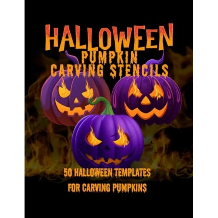 Pumpkin Carving Stencils: Over 50 Easy To Use Scary and Spooky Halloween Pumpkin Decor