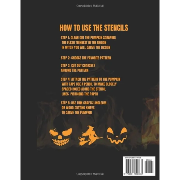 Pumpkin Carving Stencils: Over 50 Easy To Use Scary and Spooky Halloween Pumpkin Decor
