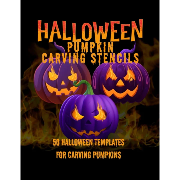 Pumpkin Carving Stencils: Over 50 Easy To Use Scary and Spooky Halloween Pumpkin Decor