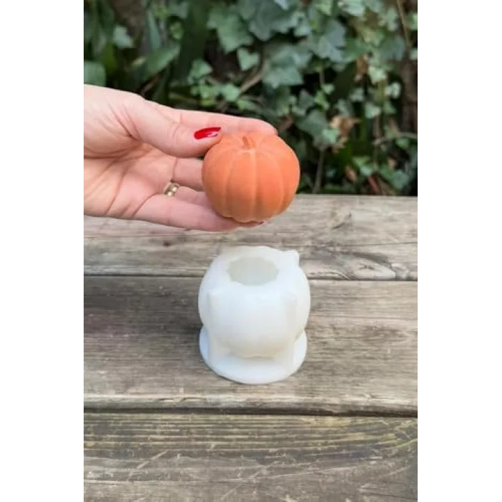 Pumpkin Orta Boy Mum Kalıbı (Silikon)