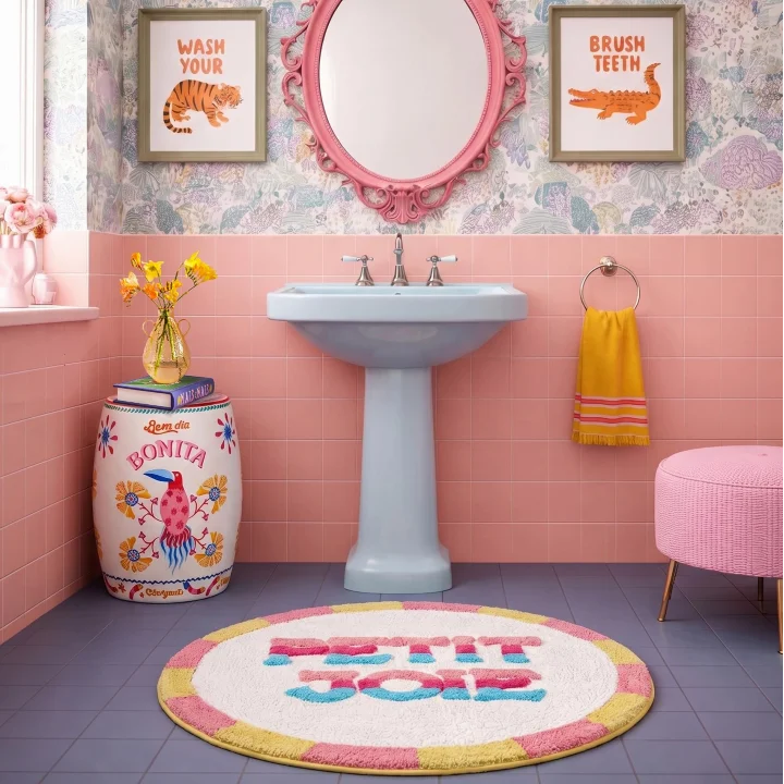 Punjab Krem Banyo Paspası 70 Cm