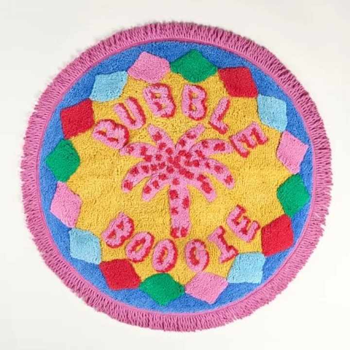 Punjab Renkli Banyo Paspası 70 Cm