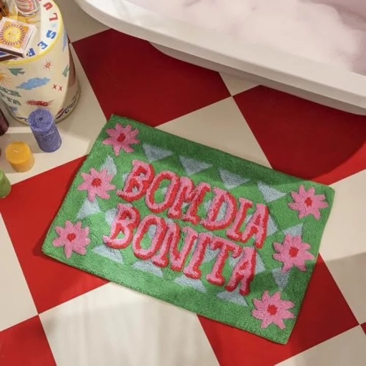 Punjab Yeşil Banyo Paspası 60x90 Cm