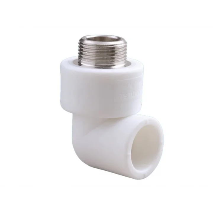 Mey İthalat® Pvc Boru PPRC Dış Dişli Dirsek 20x1/2 10 Adet