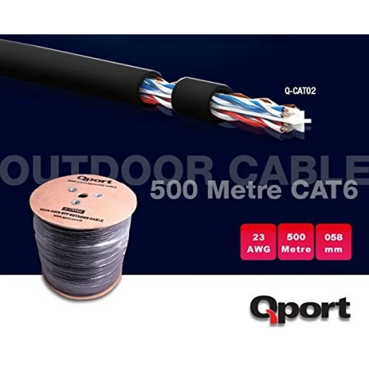 Q-Cato2 Dış Mekan Cat 6 Kablo