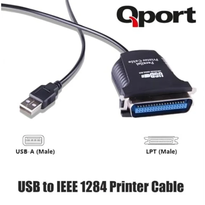 Q Prlpt1.5 Usb/Lpt Çevirici 1.5 Metre Printer Kablosu