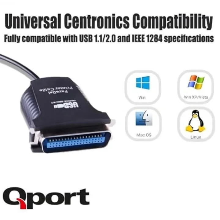 Q Prlpt1.5 Usb/Lpt Çevirici 1.5 Metre Printer Kablosu