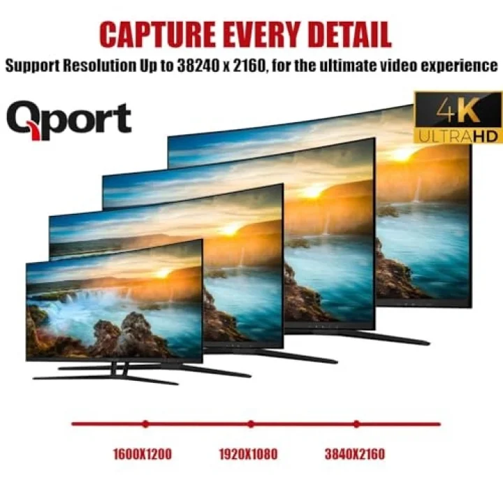 Q Thd Type C To Display Port 4K 60Hz 2 Metre Kablo