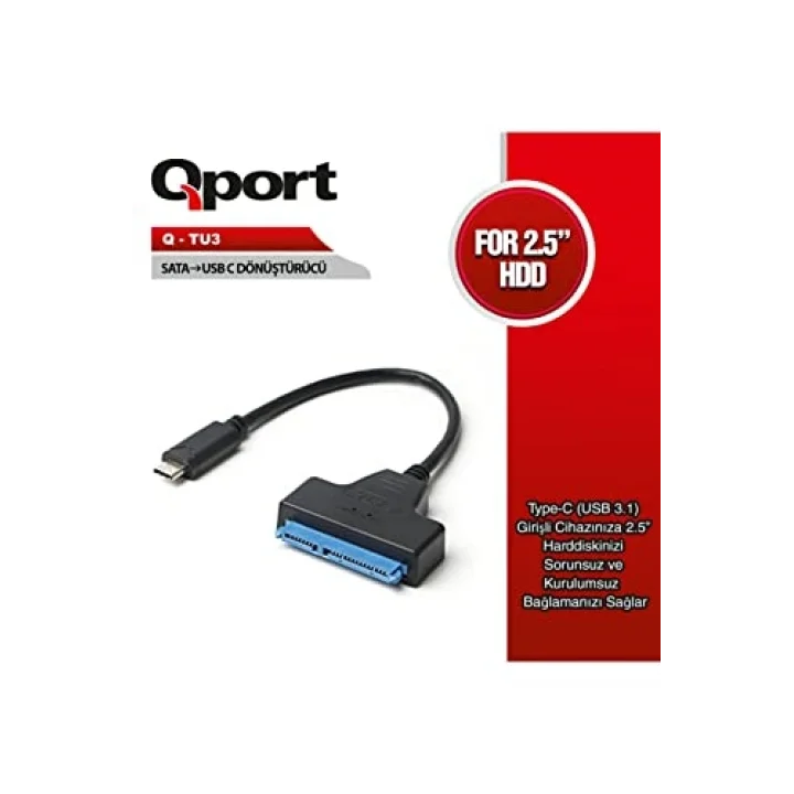 Q-TU3 Type-C to SATA Çevirici Dönüştürücü