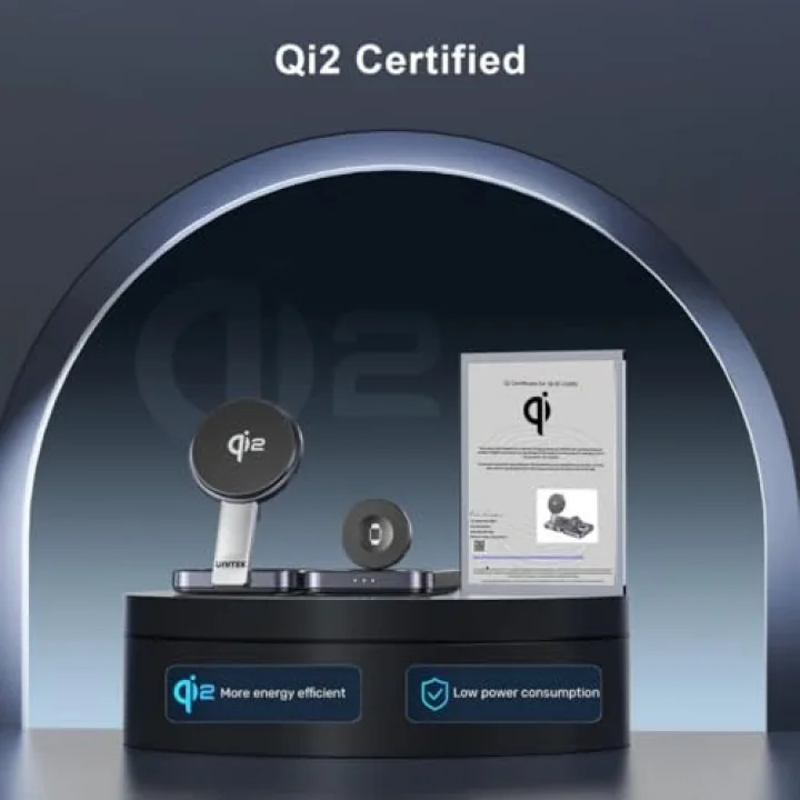 Qi2 Katlanabilir 3`ü 1 Arada Şarj İstasyonu (P1300AGY01)