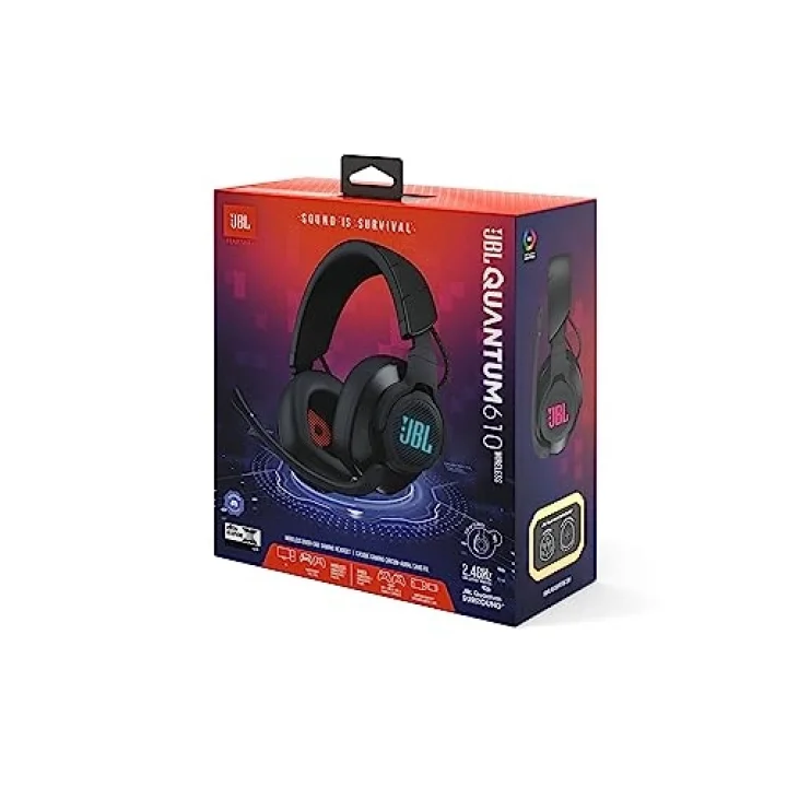 Quantum 610, Gaming Kulaklık, Kablosuz,Siyah