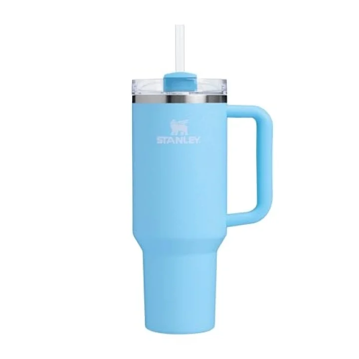 Quencher H2.0 FlowState Pipetli Termos Bardak 1.18 Litre - Powder Blue Crush | Paslanmaz Çelik
