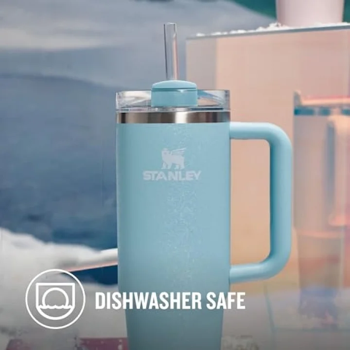 Quencher H2.0 FlowState Pipetli Termos Bardak 1.18 Litre - Powder Blue Crush | Paslanmaz Çelik