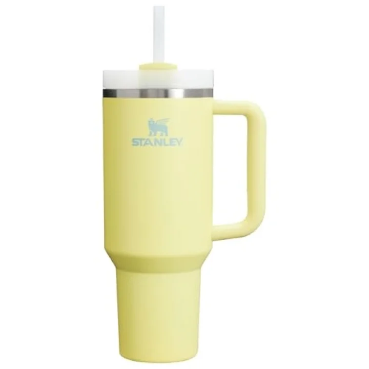 Quencher Pipetli Termos Bardak, Sarı (Pomelo), 1.18 Litre