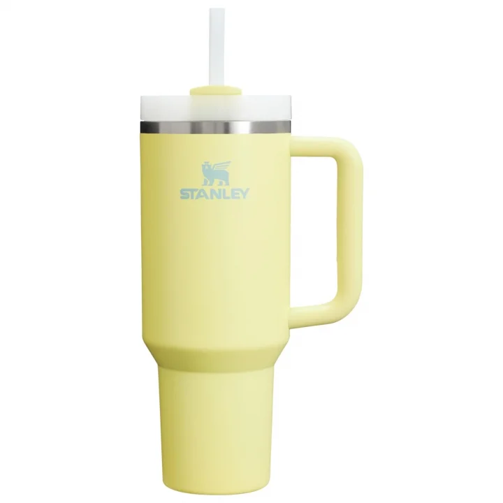 Quencher Pipetli Termos Bardak, Sarı (Pomelo), 1.18 Litre
