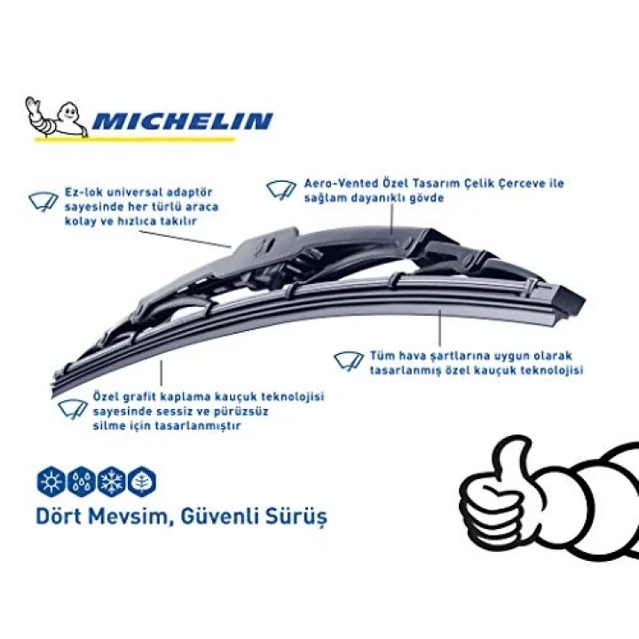 Rainforce™ MC13928 70CM 1 Adet Universal Telli Silecek