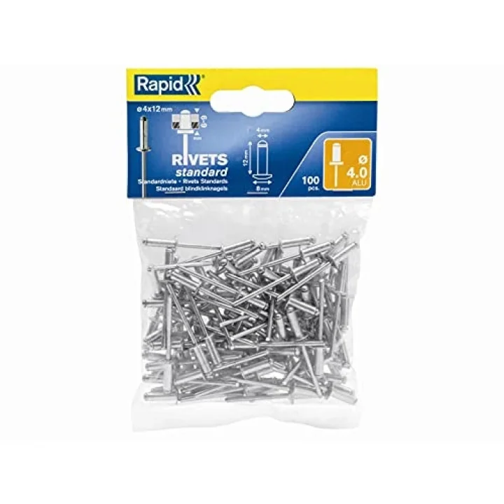 RAPİD 5000380 PERÇİN Ø4.8x10mm ALÜMİNYUM 100 ADET