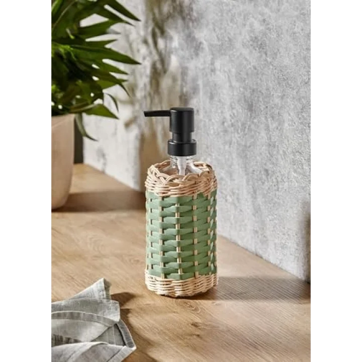 Rattan Sıvı Sabunluk Yeşil 483 ml