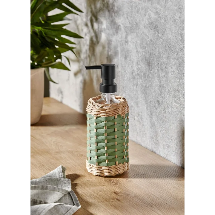 Rattan Sıvı Sabunluk Yeşil 483 ml